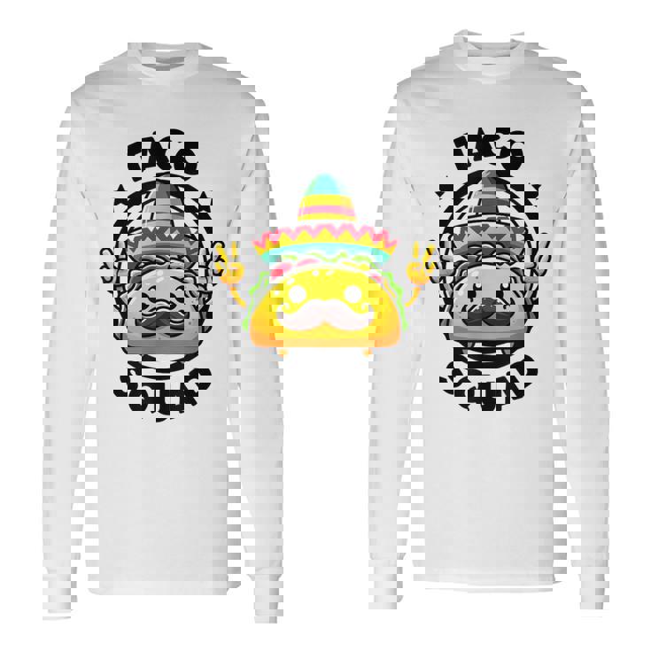 Tacoquad 面白いメキシカンタコス火曜日 タコスバウトチーム タコス 長袖Tシャツ