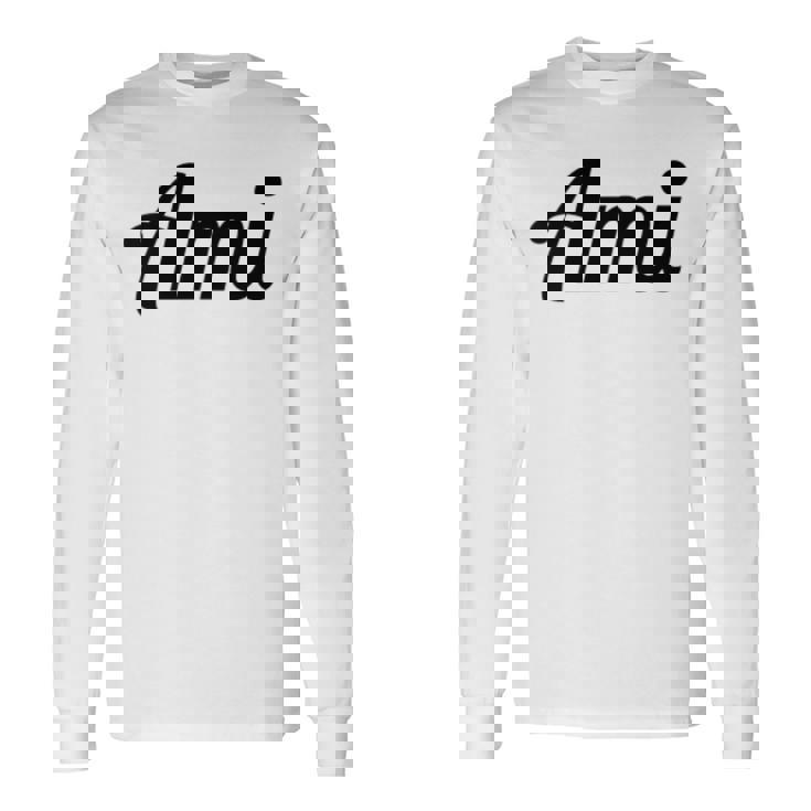 Top Thatays The Name Ami 長袖Tシャツ