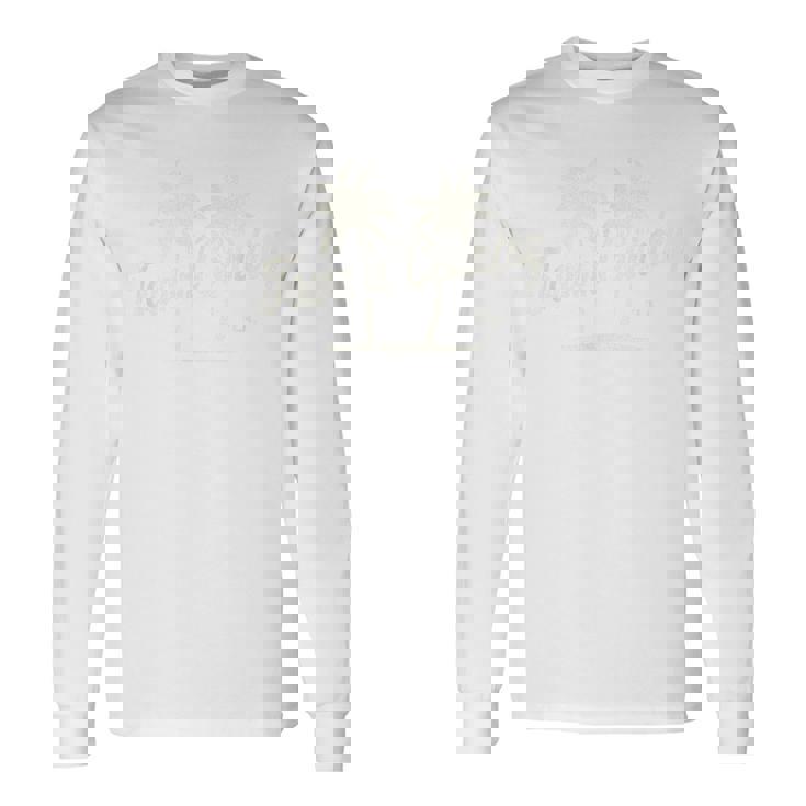 Town 'N' Country フロリダ ヴィンテージ 70年代ヤシの木 グラフィック 長袖Tシャツ