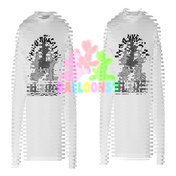 Twisting Balloon バルーンツイスト アート バルーンモデリング 長袖Tシャツ