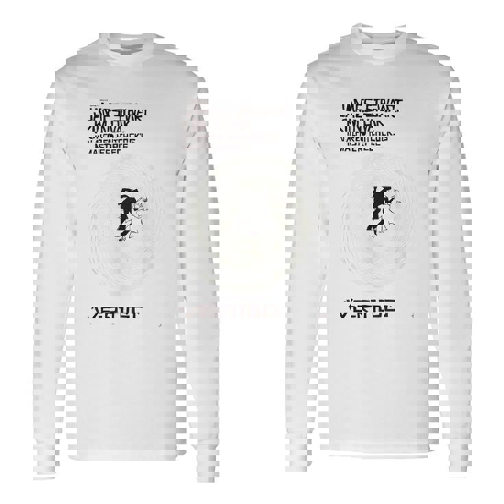 Vertigo ヴィンテージ映画ポスター ノワールスリラー アクロフォビア フィルム 長袖Tシャツ