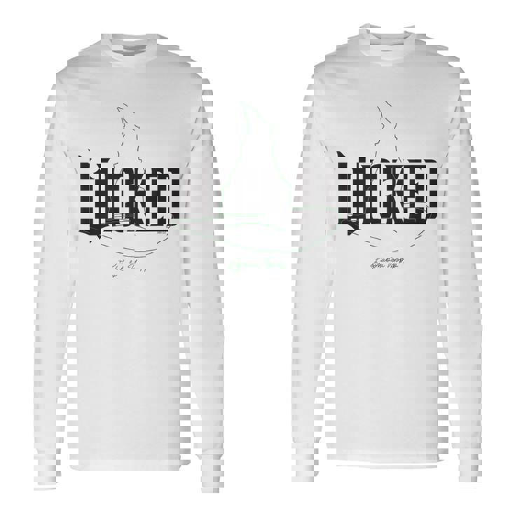 Wicked Movie ロゴ エルファバ スロップ 長袖Tシャツ