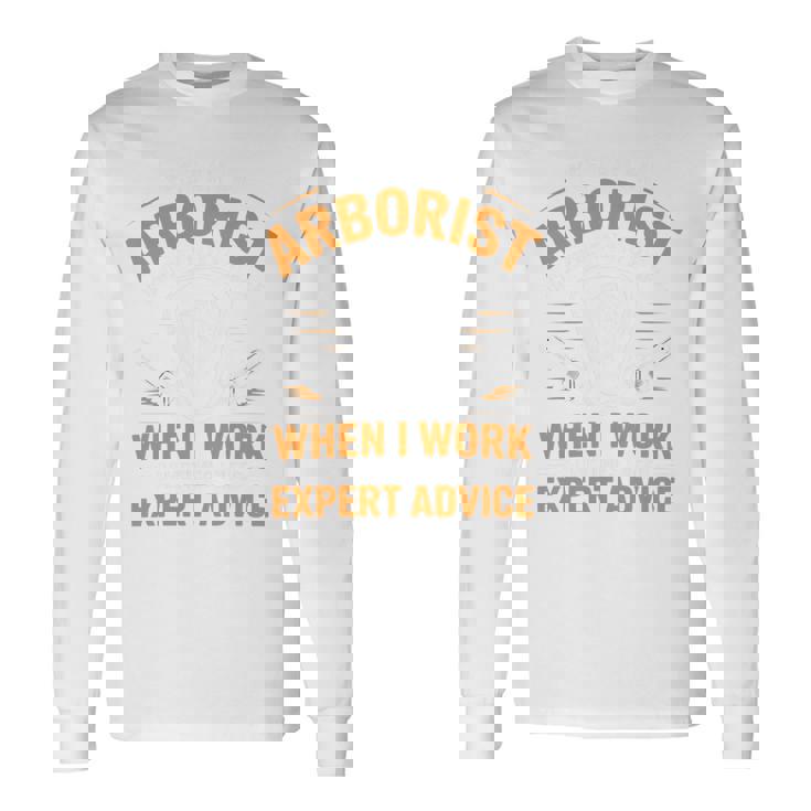 Yes I'm An Arborist Arboricultureアーボリスト 長袖tシャツ 長袖Tシャツ