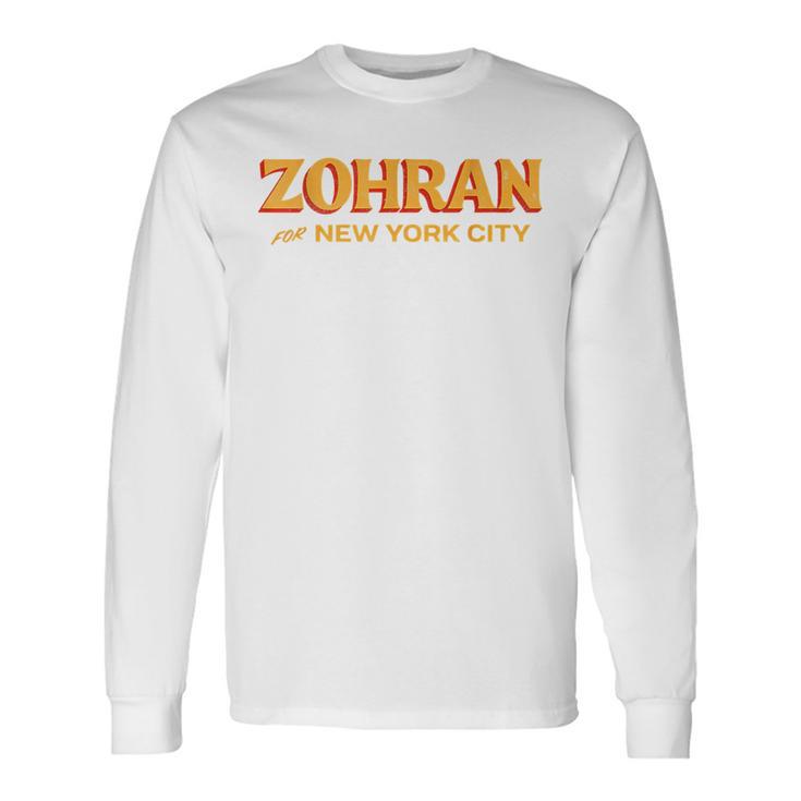 Zohran Mamdani Long Sleeve T-Shirt - Monsterry