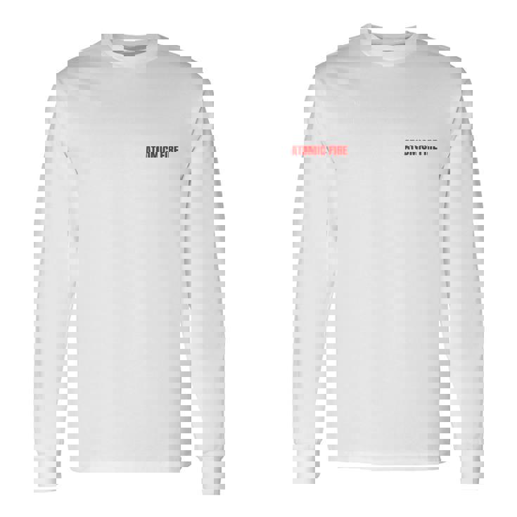 「Cleanse Them In Atomic Fire」核ガンジーミームの引用 長袖tシャツ 長袖Tシャツ