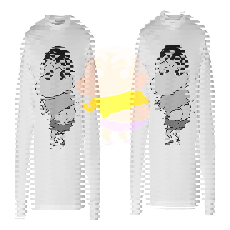 【まんが】クレヨンしんちゃん 尻出ししんちゃん 長袖Tシャツ