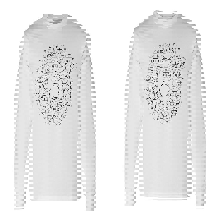 【カタカムナ 第1首】神代文字 スピリチュアル 言霊 癒し ヒーリング 面白い おもしろ お守り 開運 古代 文字 長袖Tシャツ