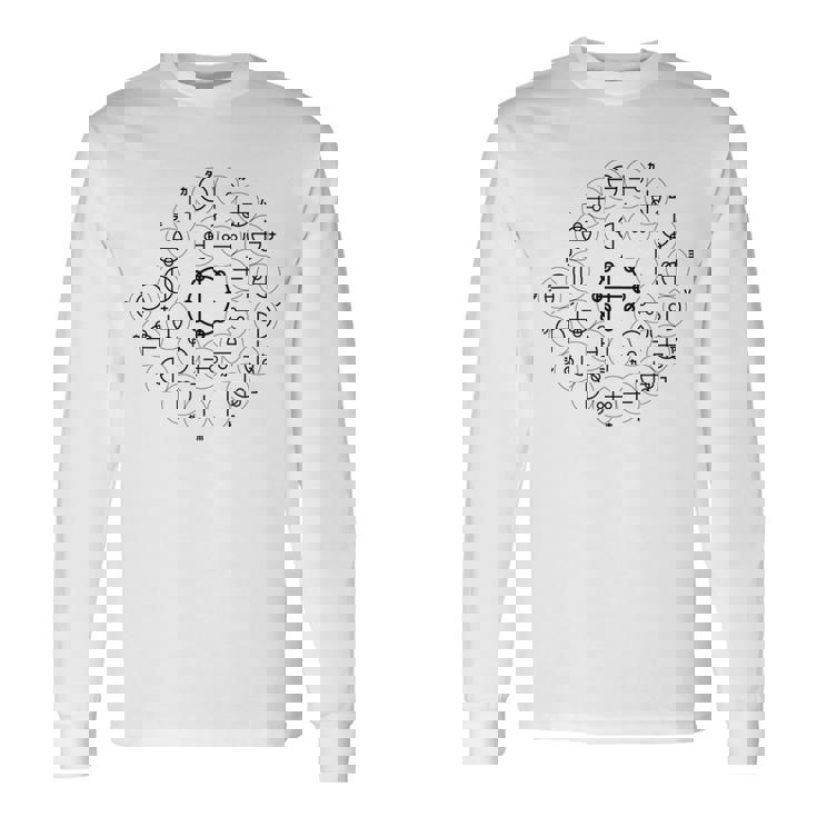 【カタカムナ 第4首】神代文字 スピリチュアル 言霊 癒し ヒーリング 面白い おもしろ お守り 開運 古代 文字 長袖Tシャツ