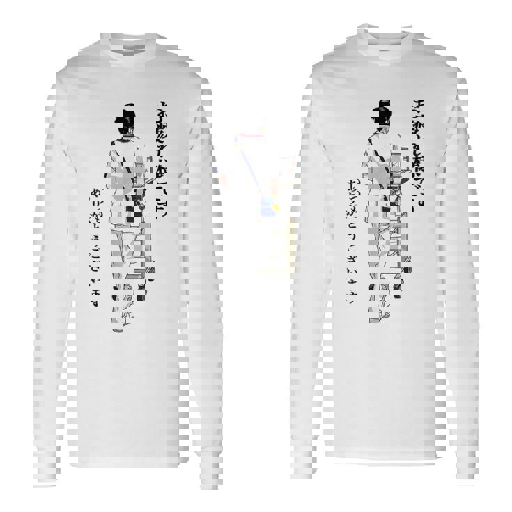 【看護してる人】感謝を伝えるプレゼント 長袖Tシャツ