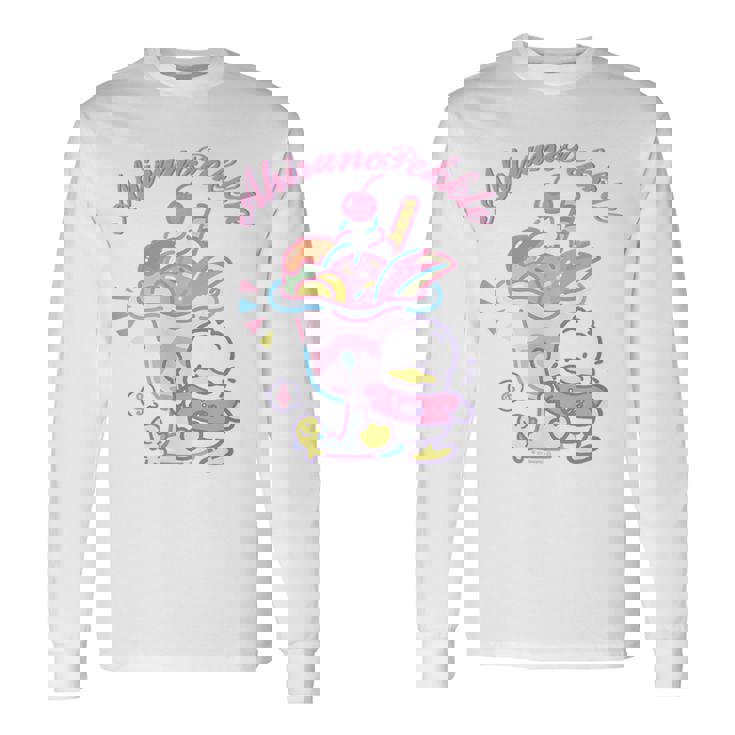 あひるのペックル スイーツpop 長袖Tシャツ