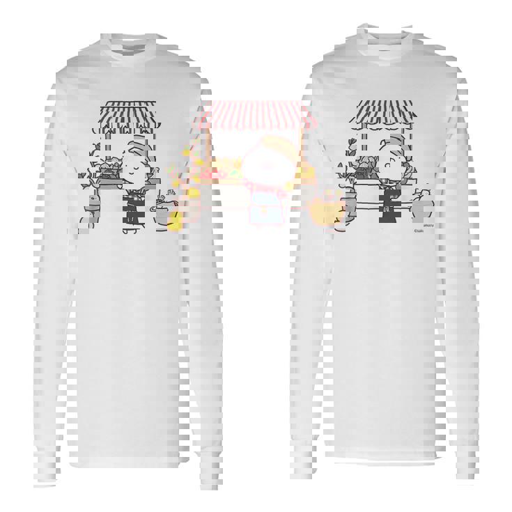 うさまる ベジまるシェ 長袖Tシャツ