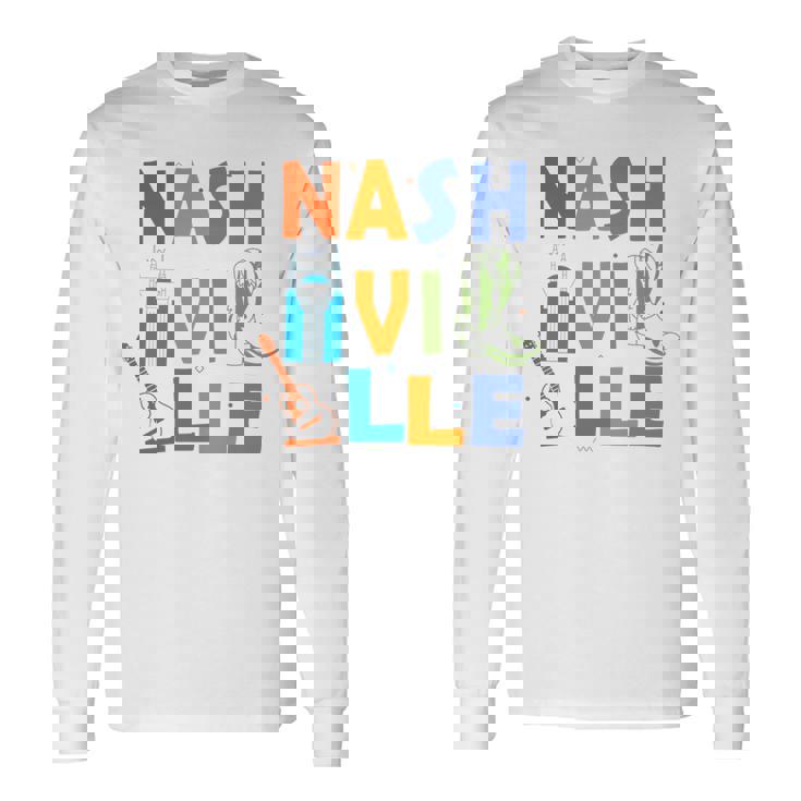 お土産 From Nashville Tn Trip Guitar Music City ナッシュビル 長袖tシャツ 長袖Tシャツ