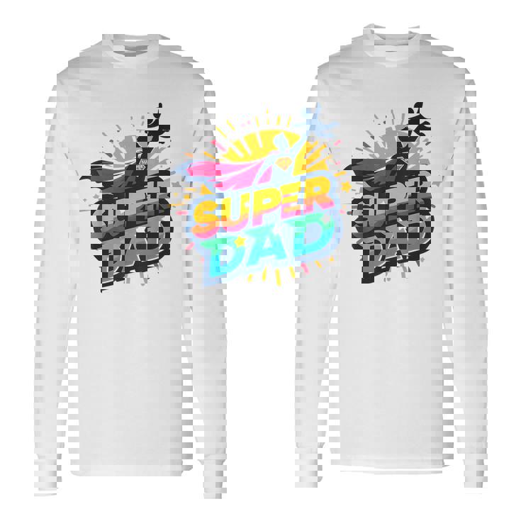 お父さんへの誕生日プレゼント -Uper Dad メンズ 長袖Tシャツ