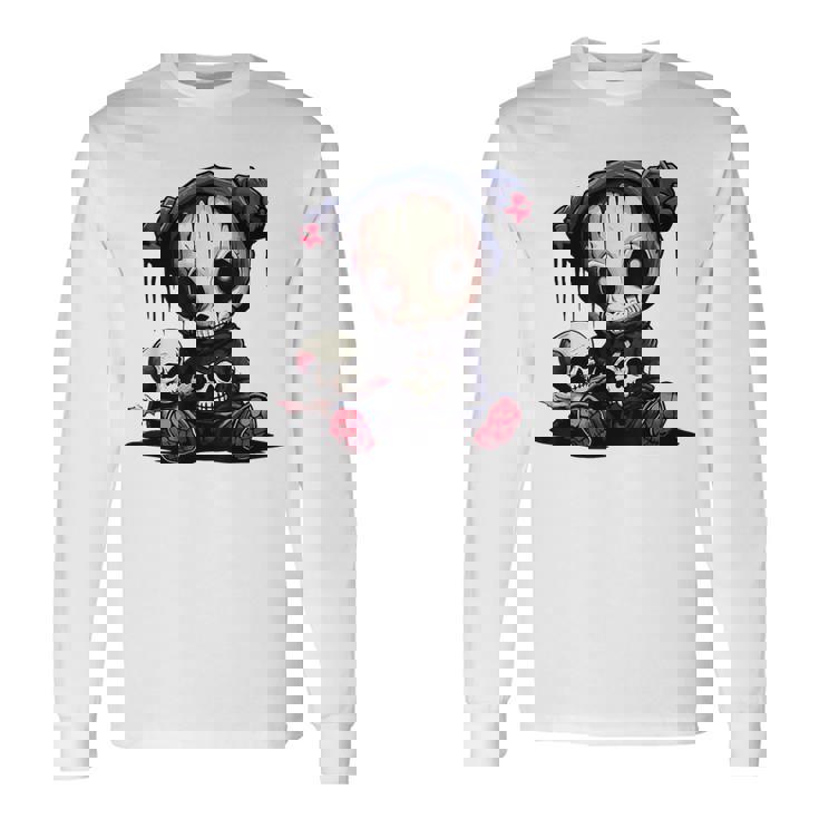 かわいいエモテディベア 長袖Tシャツ