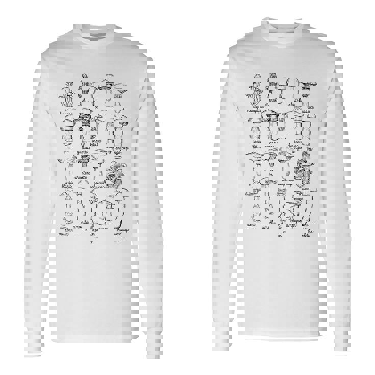 かわいいマッシュルームギフト キッズ レディース メンズ 面白いマッシュルーム 長袖Tシャツ