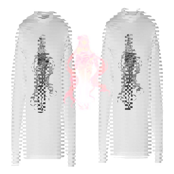 かわいい和風和風ピンク 長袖tシャツ 長袖Tシャツ