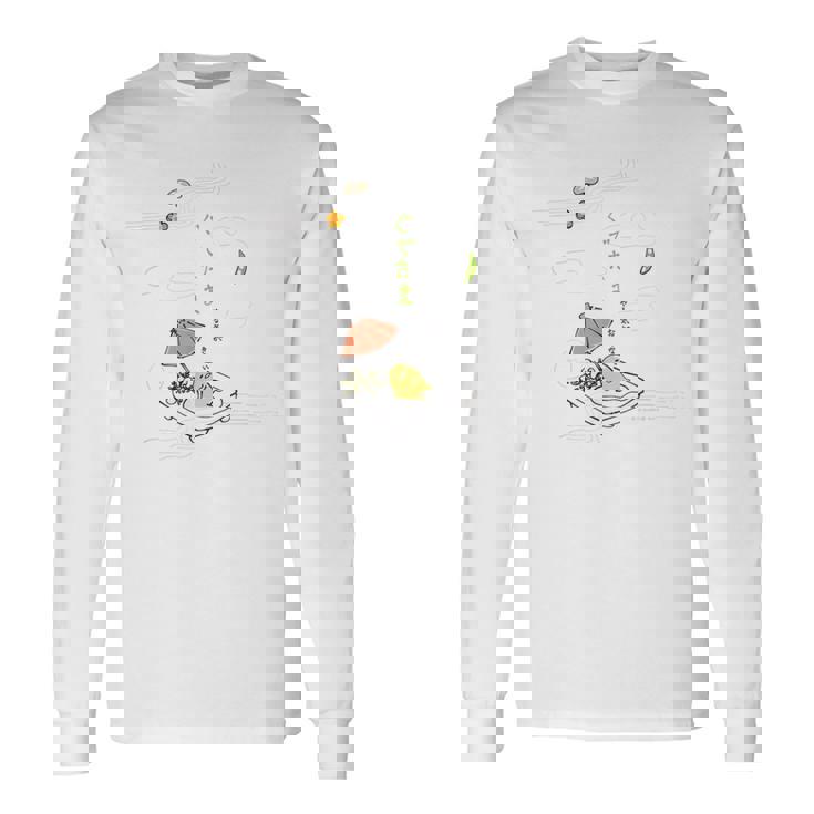 ぐでたま 鶏卵戯画 長袖Tシャツ