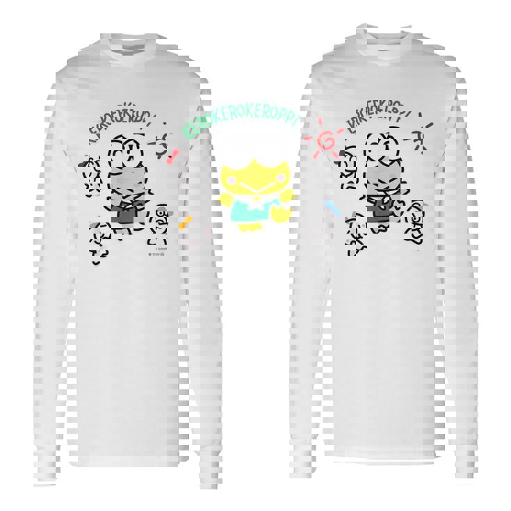 けろけろけろっぴ てるてるぼうず ライトカラー 長袖Tシャツ