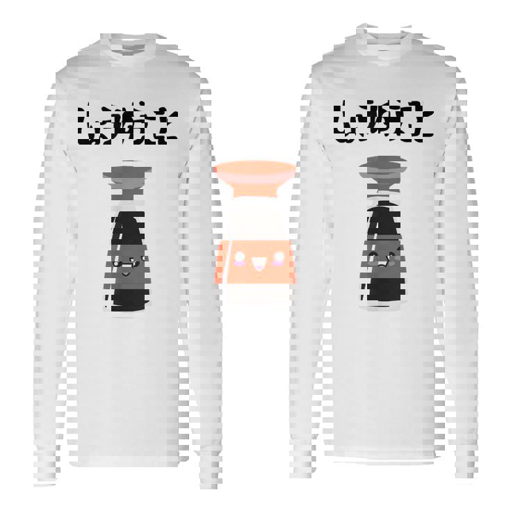 しょうゆうこと ネタ ダジャレ おやじギャグ 醤油 ギャグ ダジャレ好き ツッコミ 鉄板ネタ おもしろ 長袖Tシャツ