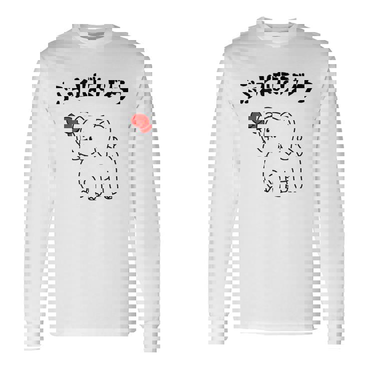 ぶっとばすゾウ オヤジギャグ おやじギャグ ジョーク ダジャレ好き 面白いネタ ダジャレ おもしろ 長袖Tシャツ ギフトのアイデア