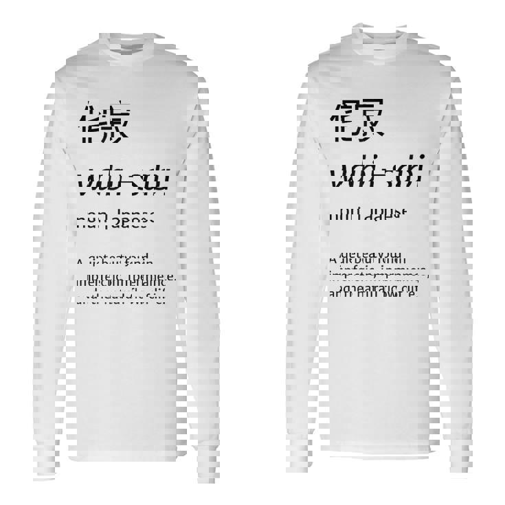 わびさび日本文化 美 禅 ギフト 長袖Tシャツ