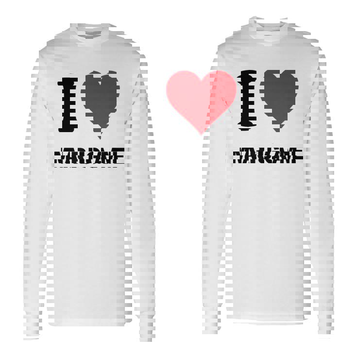 アイハート 丸亀ジャパンラブ 日本のお土産アイテム 長袖Tシャツ