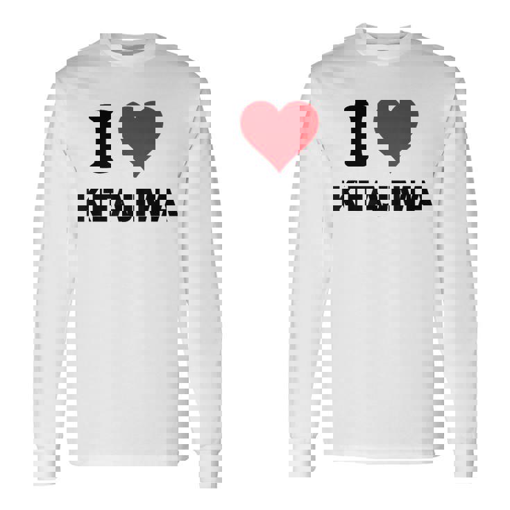 アイハート 北島 Japan Love 日本土産 長袖Tシャツ