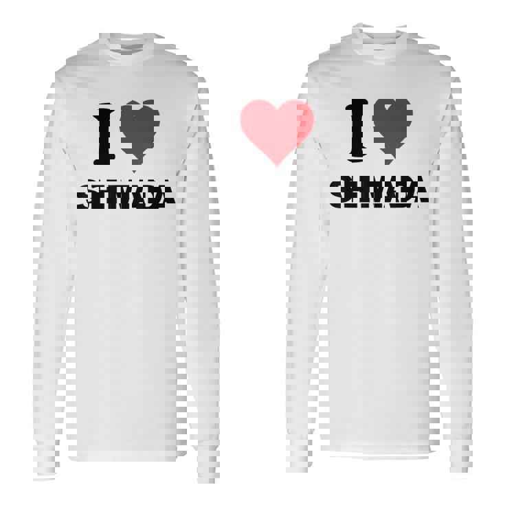 アイハート 島田 Japan Love 日本土産 長袖Tシャツ