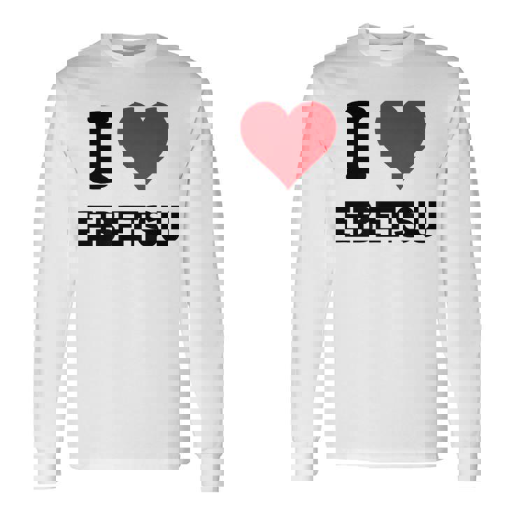 アイハート 江別 Japan Love 日本土産 長袖Tシャツ