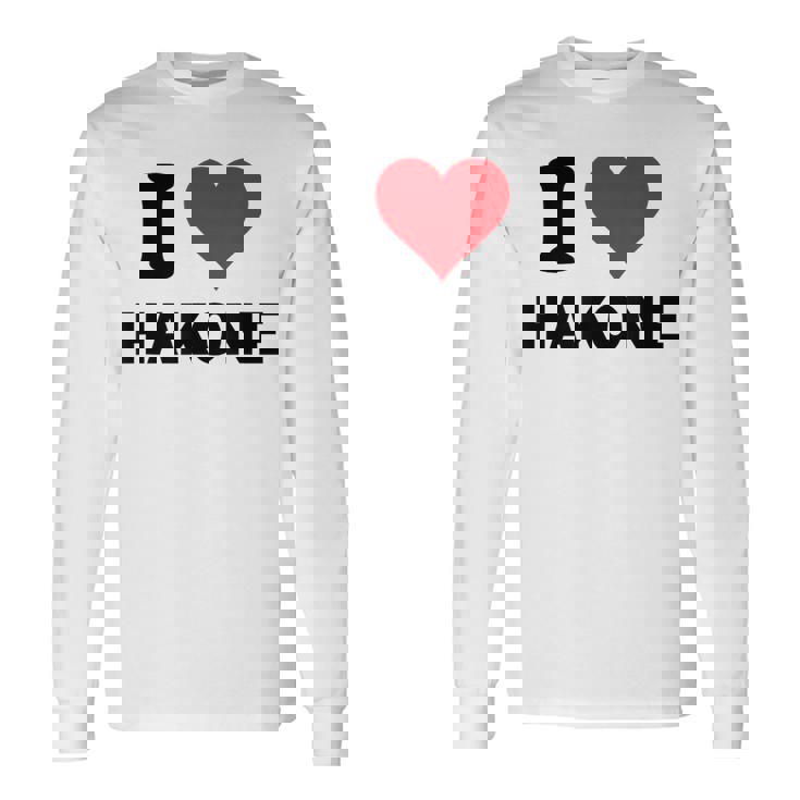 アイハート 箱根 日本 愛 日本土産 長袖Tシャツ