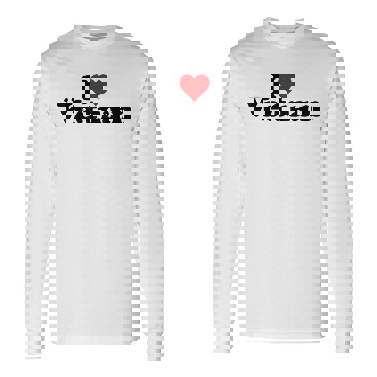 アイラブハートベトナム 長袖Tシャツ