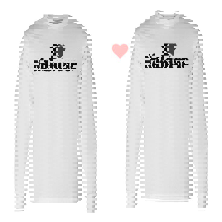 アイラブハートメルボルンオーストラリア 長袖Tシャツ