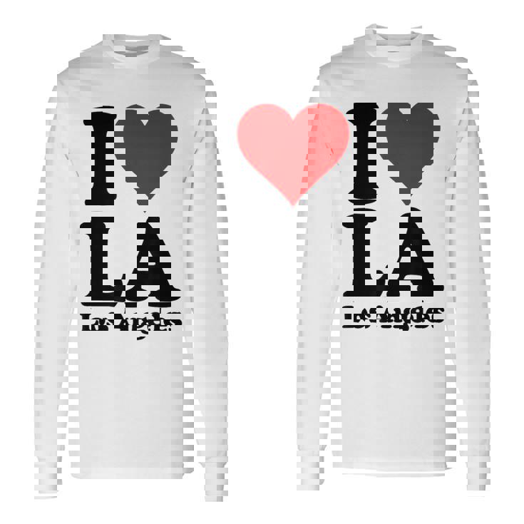 アイラブハートラロサンゼルスカリフォルニア 長袖Tシャツ