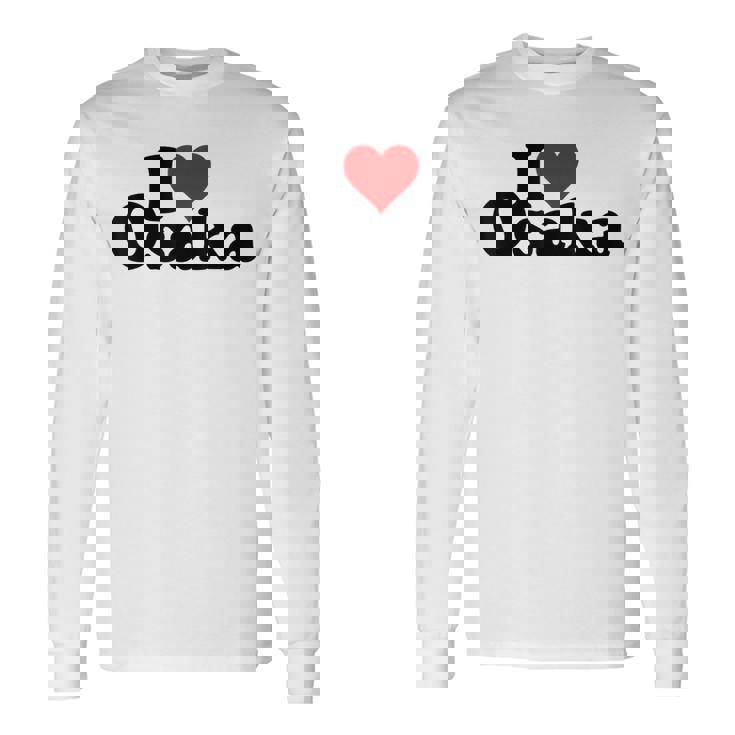 アイラブハート大阪ジャパン 長袖Tシャツ ギフトのアイデア