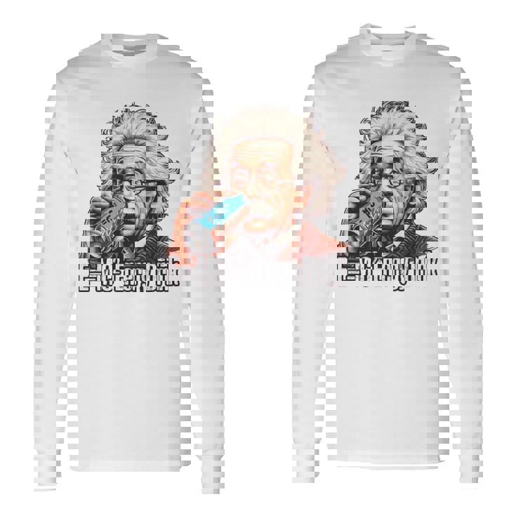 アインシュタインのブーストフォーミュラ 長袖Tシャツ