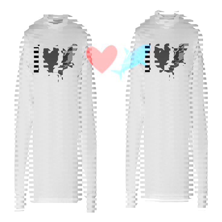 アイ・ラブ・シャークス 長袖Tシャツ