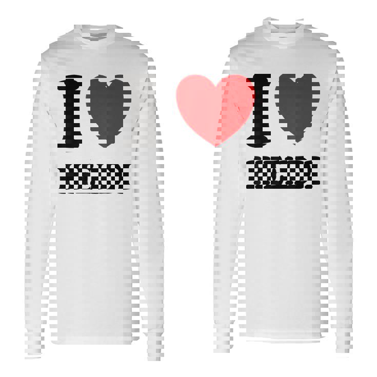 アイ・ラブ・ハイジ 長袖Tシャツ