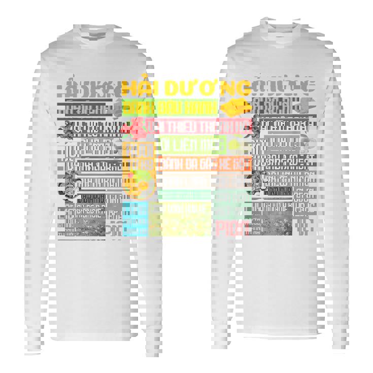 アイ・ラブ・ハイズオン-アイ・ラブ・ベトナム-Pion 長袖Tシャツ