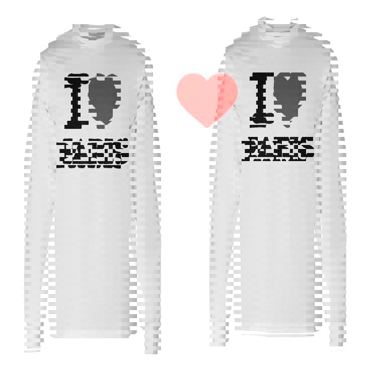 アイ・ラブ・パリ 長袖Tシャツ
