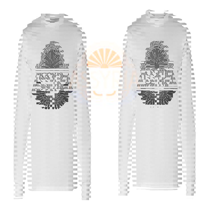 アッシリア メソポタミアの歴史 アッシリア人 長袖Tシャツ