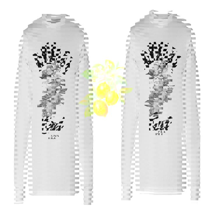 アマルフィ海岸レモン イタリア 長袖Tシャツ