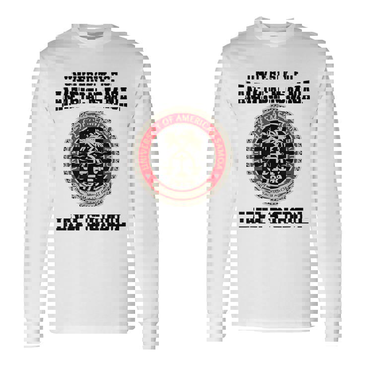 アメリカサモア大学ロースクール。 長袖Tシャツ