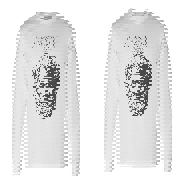 アリストテレスtシャツ 古代ギリシャ哲学者 長袖Tシャツ