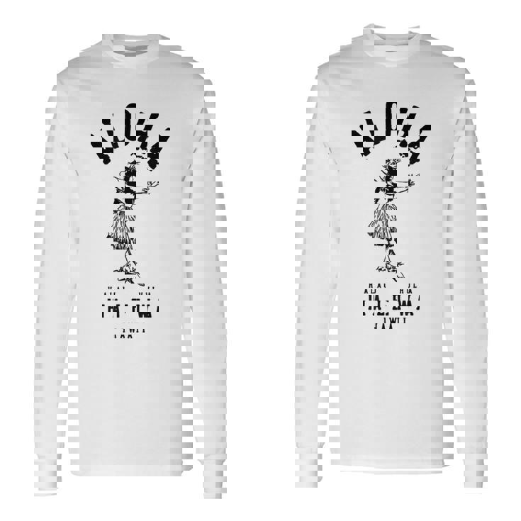 アロハ フラクラブ ハレイワ ハワイ 長袖Tシャツ ギフトのアイデア