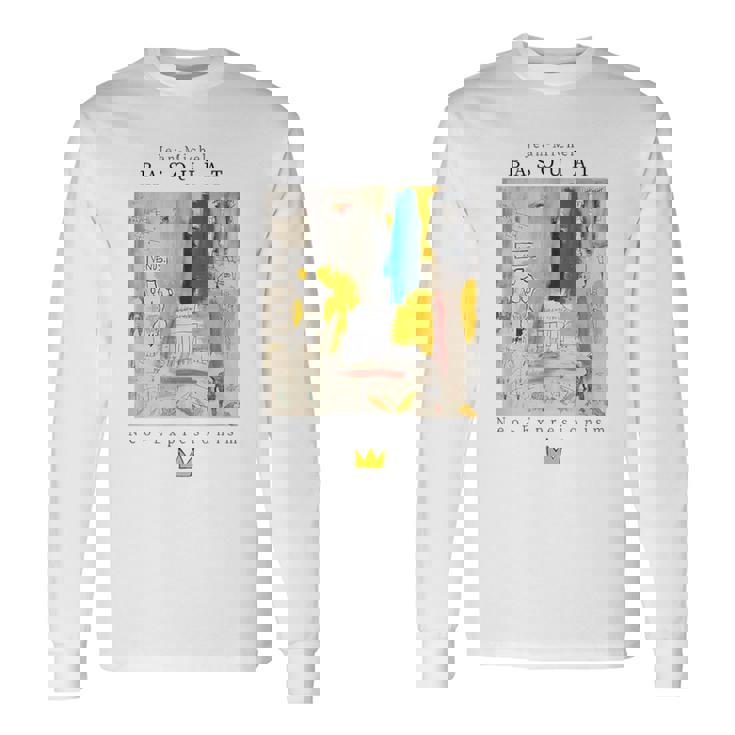 アーバン、ストリートウェア、グラフィック、バスキア、アート、抽象 長袖Tシャツ