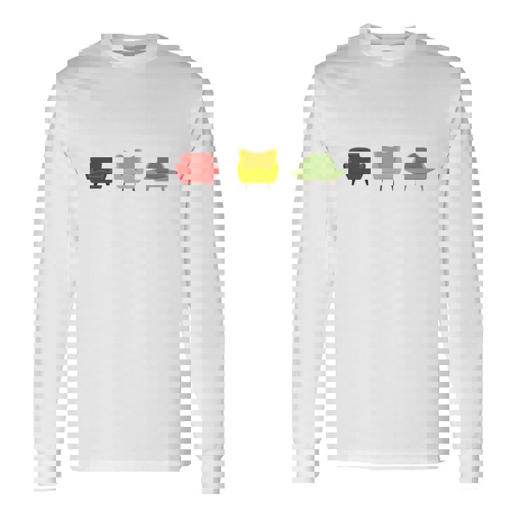 アームチェア哲学者 表面的な理論家 長袖tシャツ 長袖Tシャツ