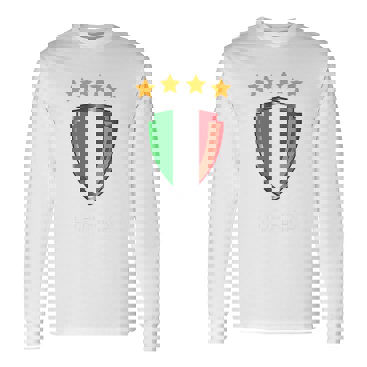 イタリアサッカーシャツ 長袖Tシャツ