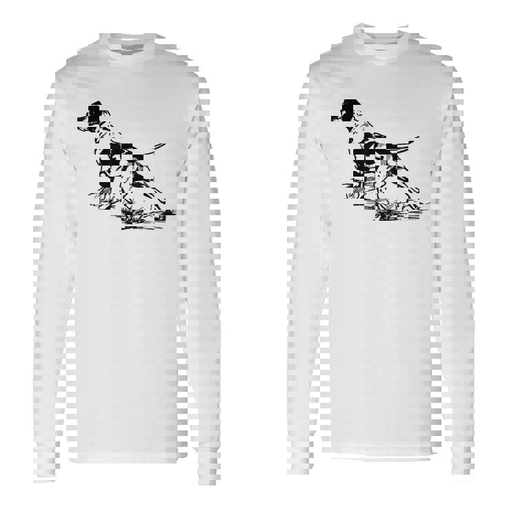 イングリッシュポインタードッグ 長袖Tシャツ