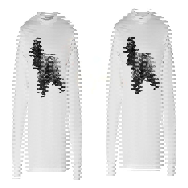 イングリッシュ・コッカー・スパニエル・ブルー・ローン 長袖Tシャツ