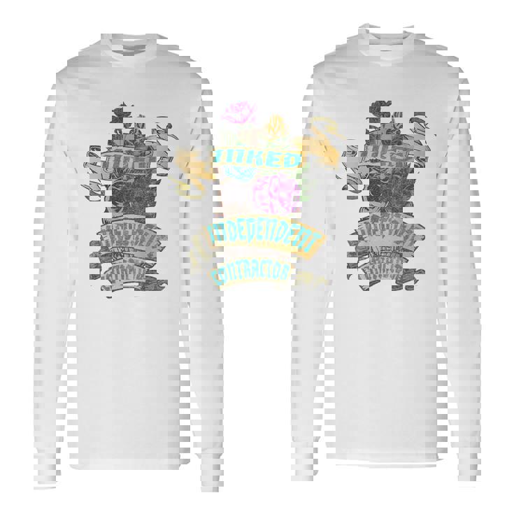 インディペンデント コントラクター インクドクロ タトゥー バックサイドデザイン 長袖Tシャツ